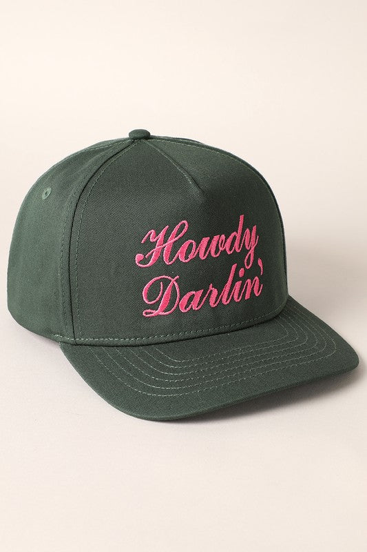 Howdy Darlin Embroidered Baseball Hat