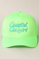 Coastal Cowgirl Embroidered Neon - Trucker Hat