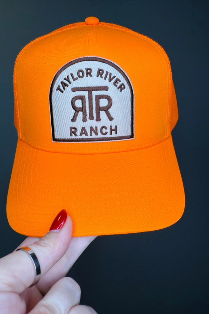 Taylor River Ranch Embroidered Patch - Select Trucker Hat