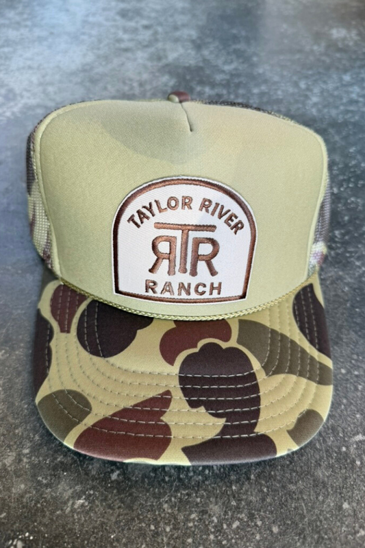 Taylor River Ranch Embroidered Patch - Select Trucker Hat