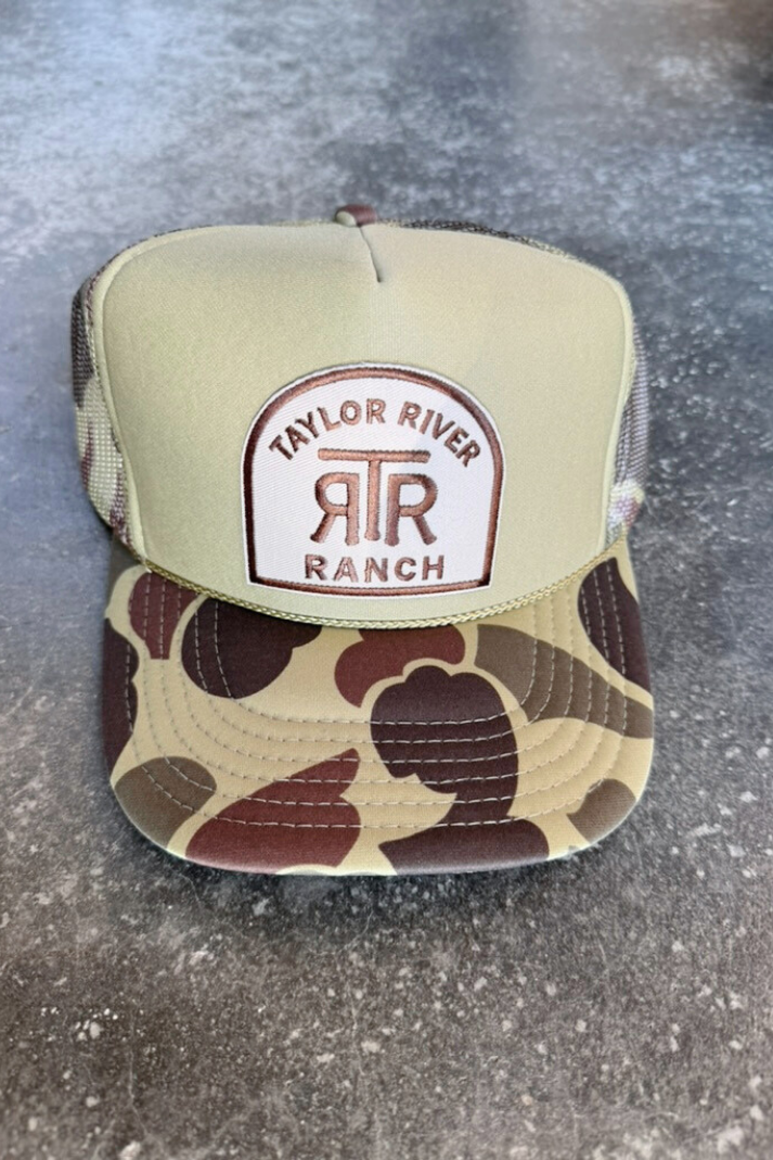 Taylor River Ranch Embroidered Patch - Select Trucker Hat