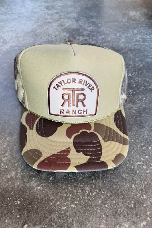 Taylor River Ranch Embroidered Patch - Select Trucker Hat
