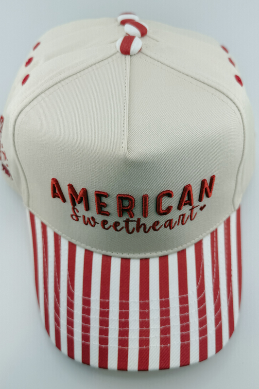 TRR - Cotton Structured Hat - SNAP BACK - AMERICAN SWEETHEART