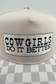 TRR - Cotton Structured Hat  -  SNAP BACK - COWGIRLS DO IT BETTER