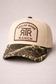 Taylor River Ranch - Embroidered Patch on Structured Camo Hat