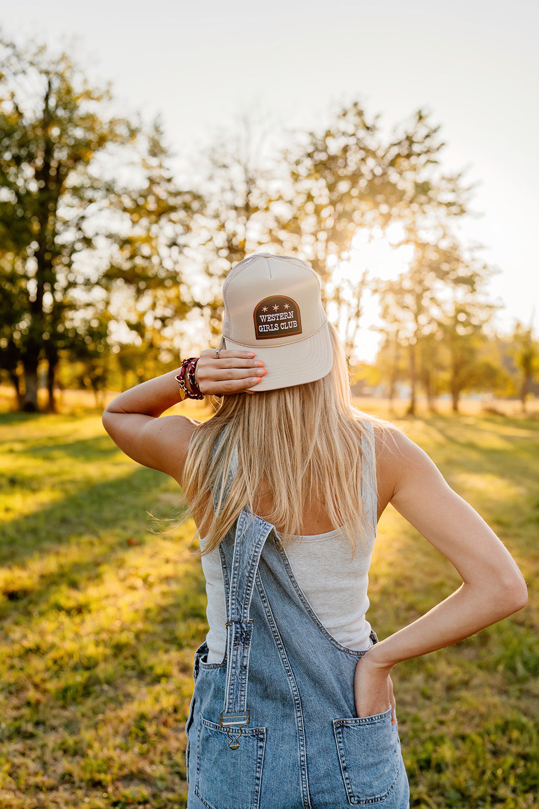 Western Girls Club - Embroidered  Patch on Trucker Hat