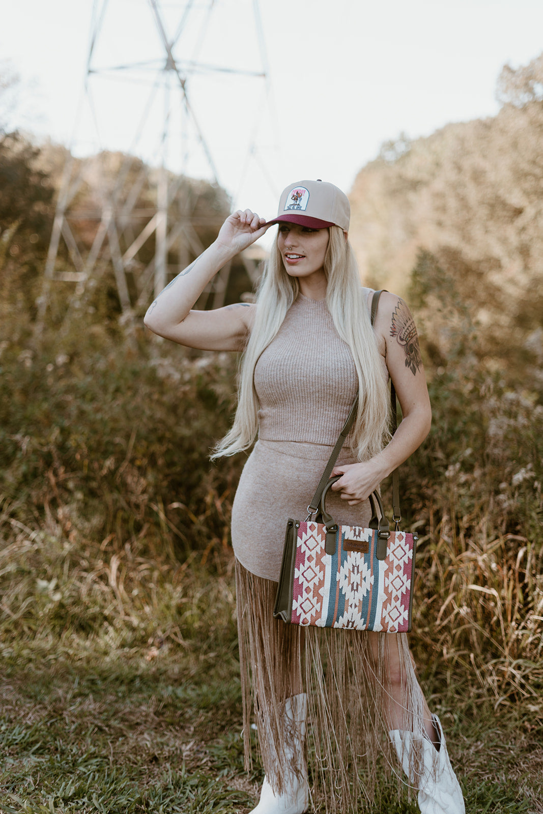 Structured Cap - Cowboy Take Me Away Embroidered Patch