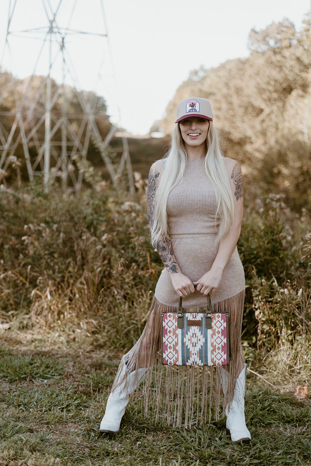 Structured Cap - Cowboy Take Me Away Embroidered Patch