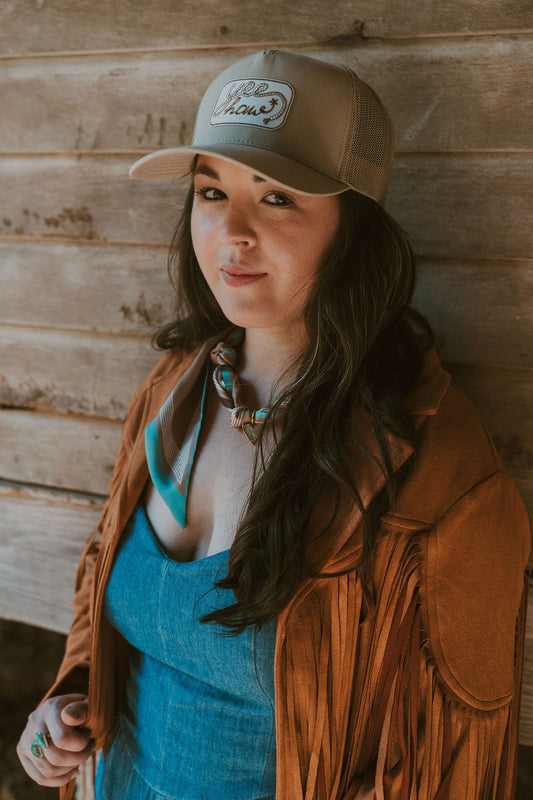 YeeHaw Embroidered Patch on Structured Cap